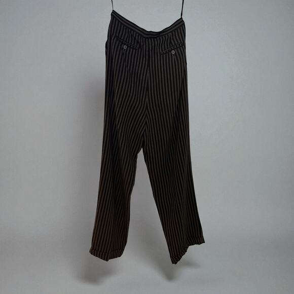 Jones New York Wide Leg Lightweight Striped Trousers. Size 12. - Picture 3 of 8